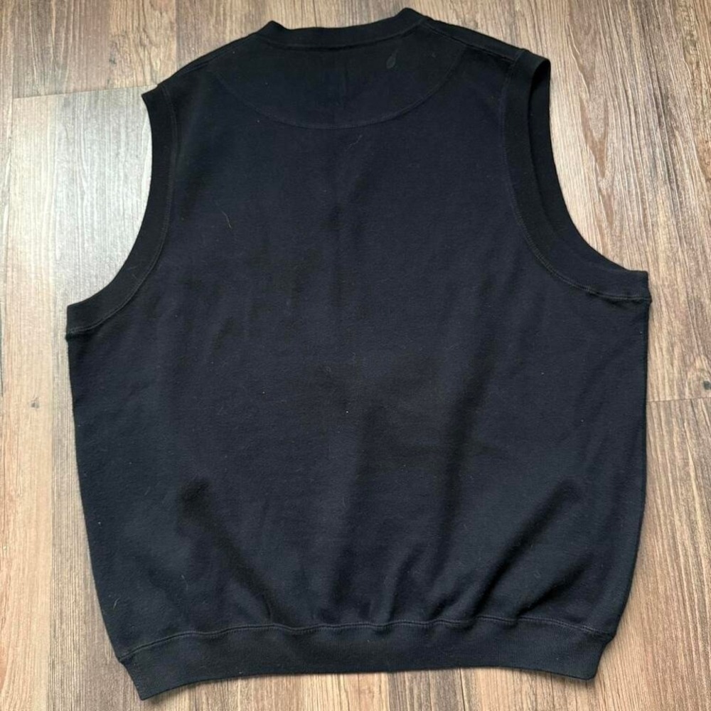 Cutter & Buck‎ Oklahoma State Vest Mens Medium Black OSU Logo Knit Sweater - Picture 2 of 6